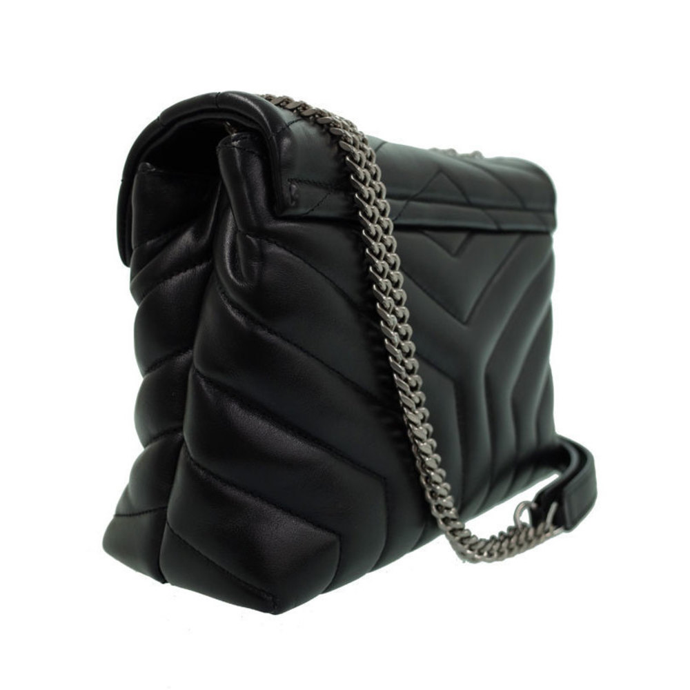 Saint Laurent Paris Monogram Loulou Small Bag Black - Picture 2 of 9
